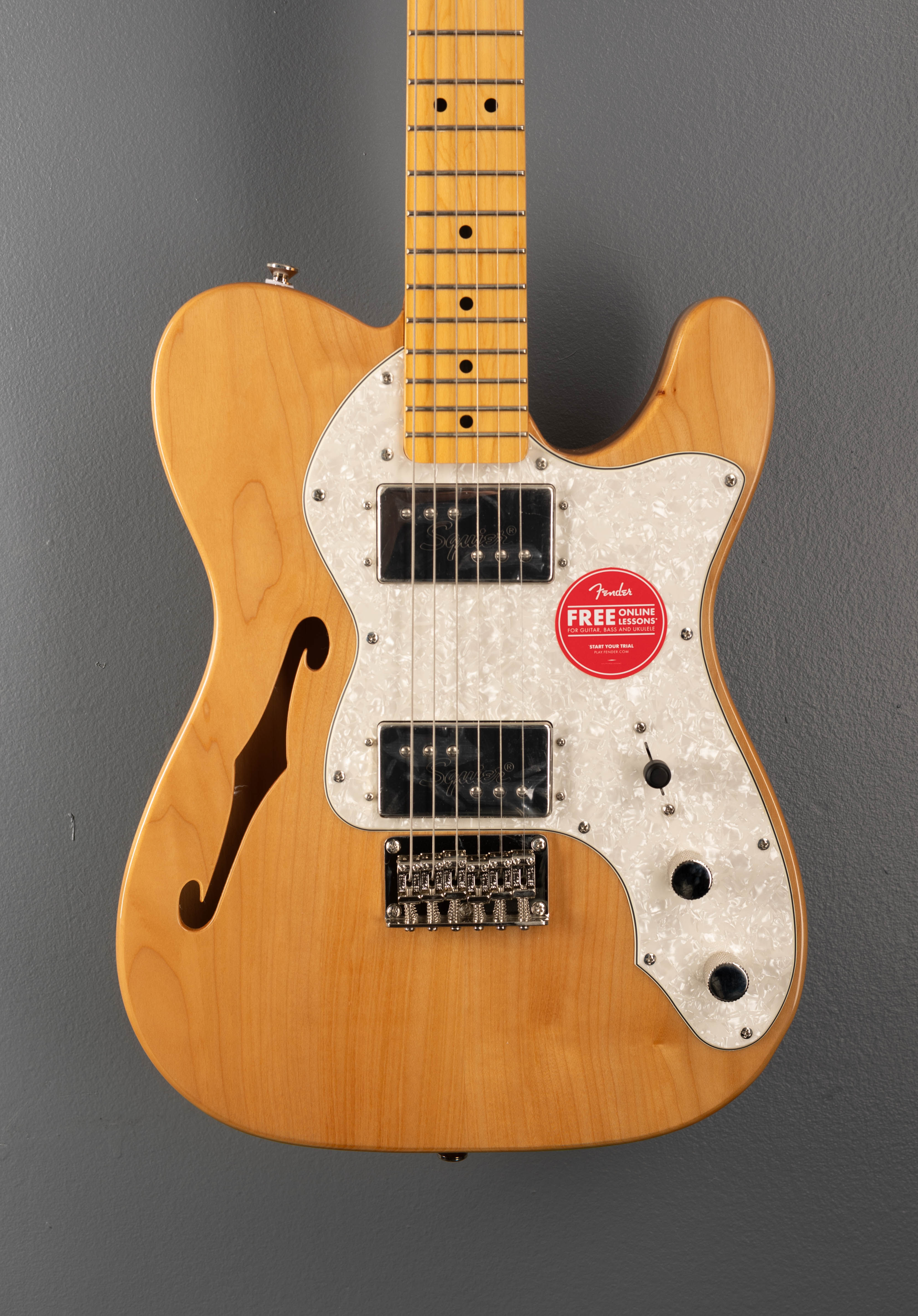 Classic Vibe 70's Telecaster Thinline - Natural – Dave's Guitar Shop