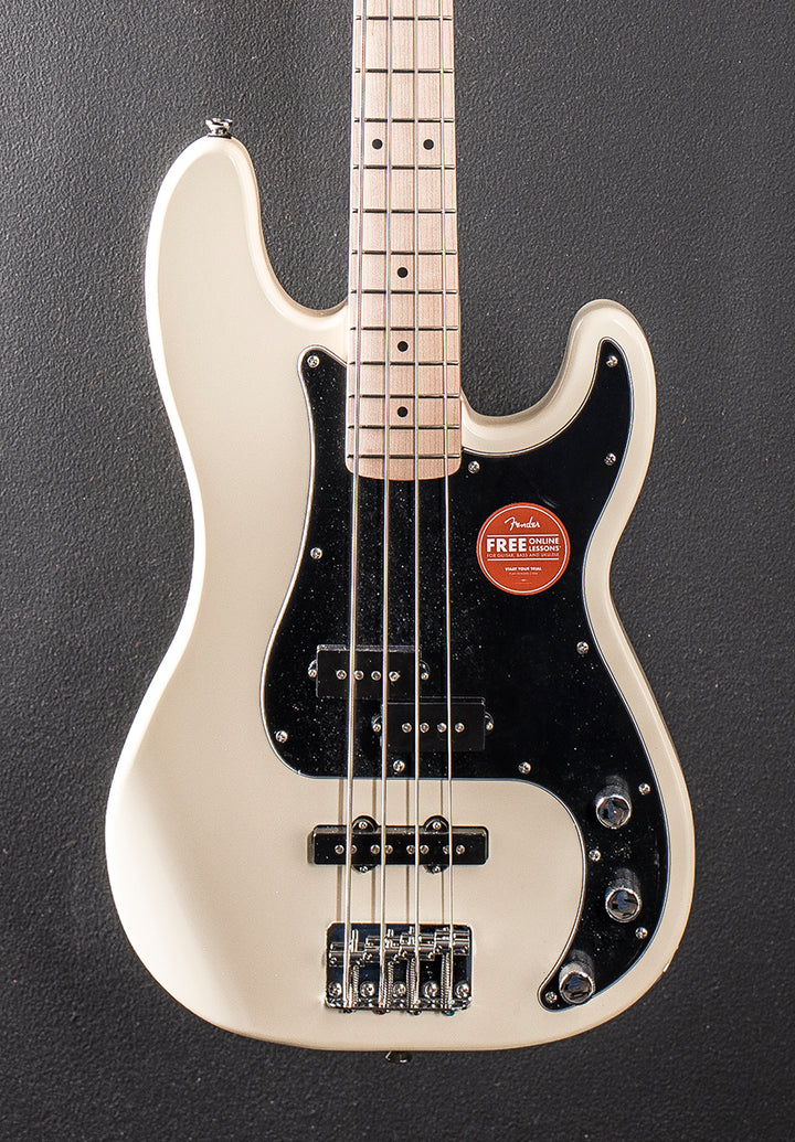 Affinity Series Precision Bass PJ - Olympic White w/Maple
