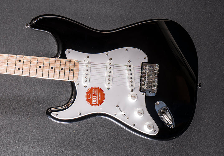 Sonic Stratocaster Left Hand - Black w/Maple