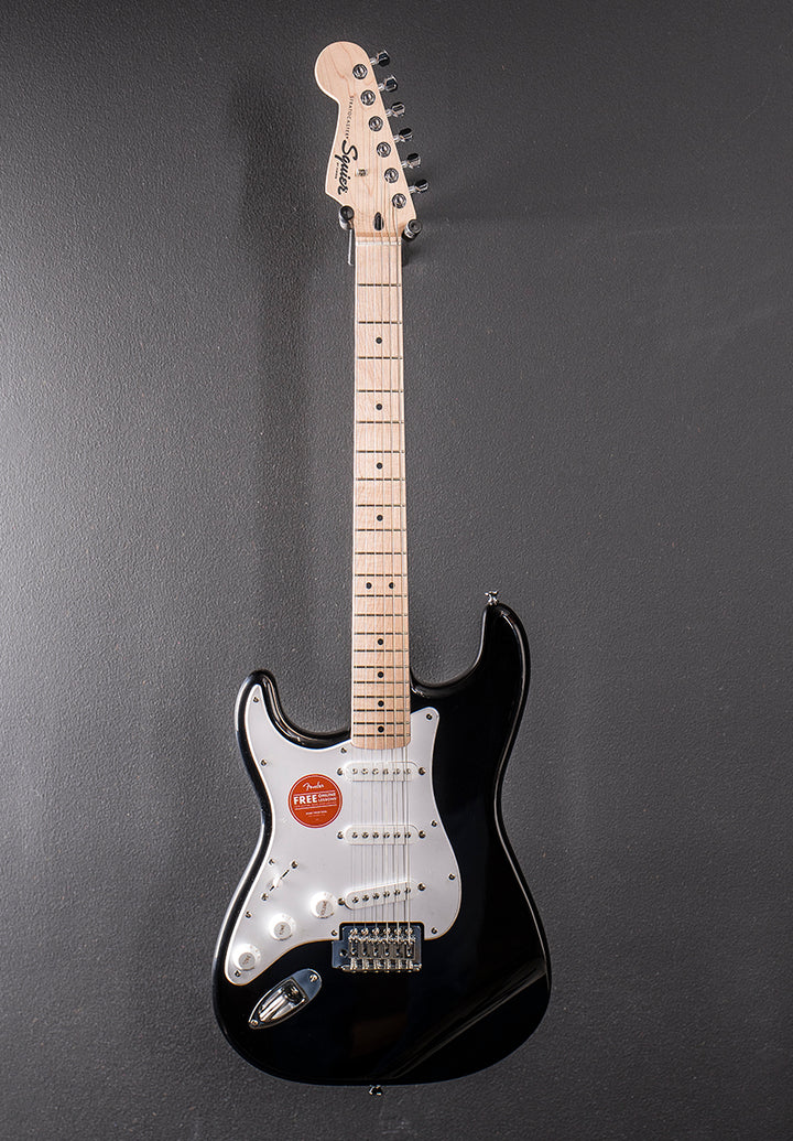 Sonic Stratocaster Left Hand - Black w/Maple