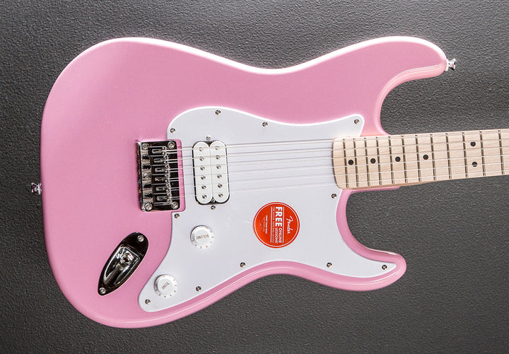 Sonic Stratocaster HT H - Flash Pink w/Maple