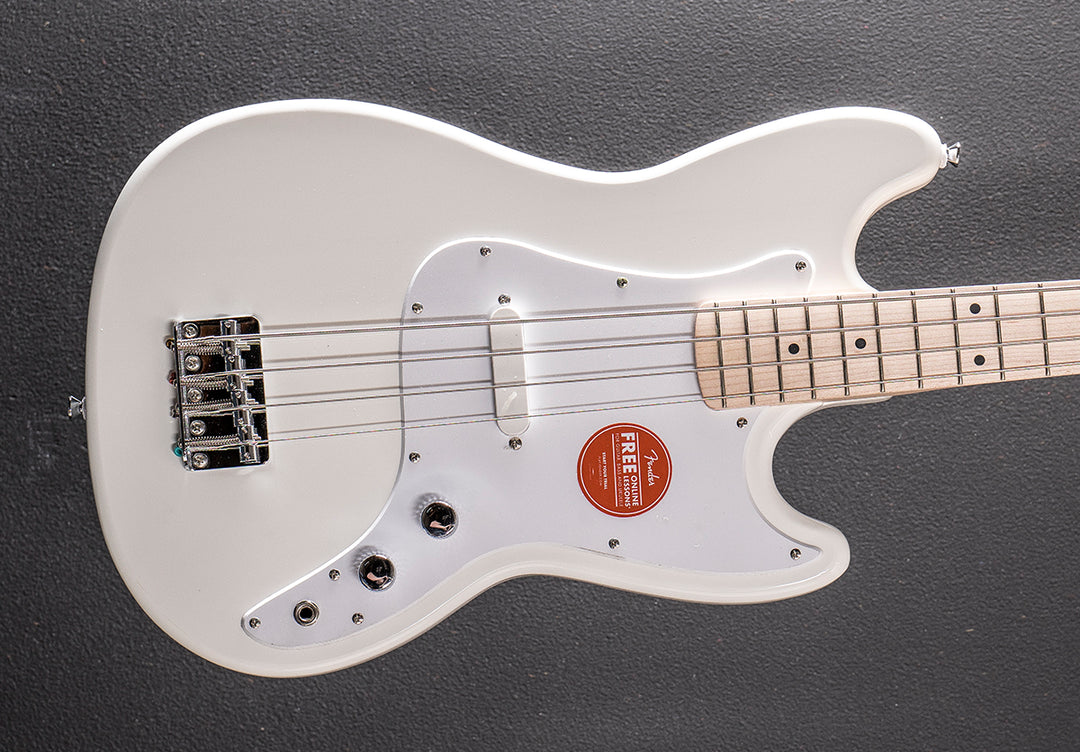 Sonic Bronco Bass - Arctic White w/Maple