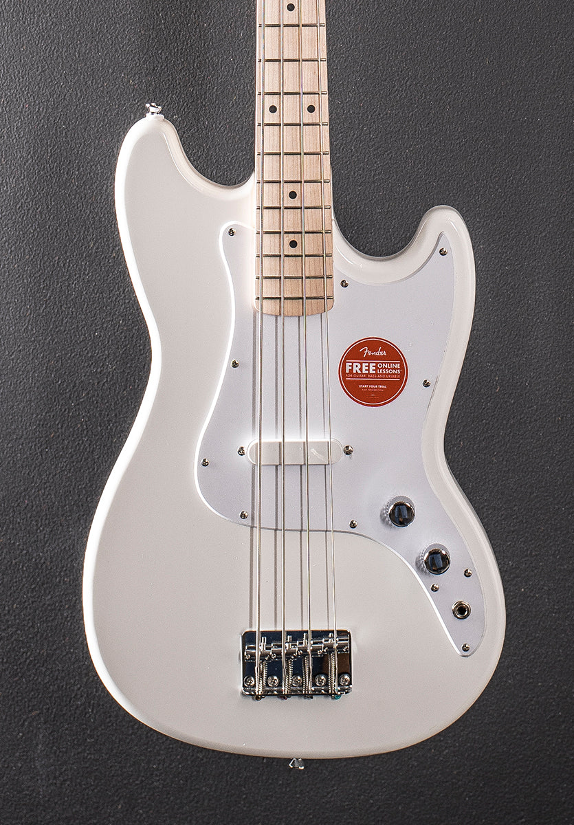 Sonic Bronco Bass - Arctic White w/Maple