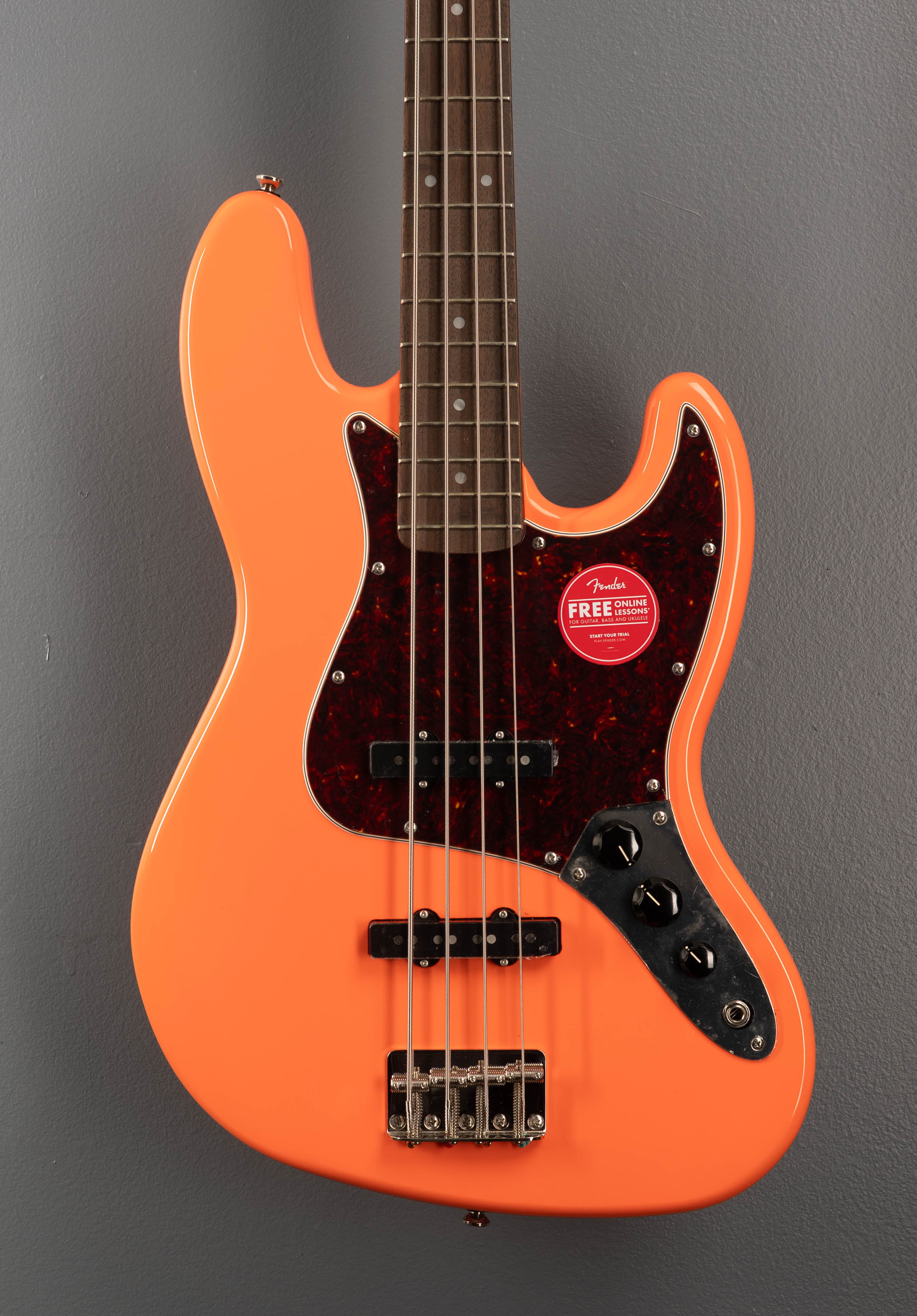 Classic Vibe 60's Jazz Bass - Tahitian Coral – Dave's Guitar Shop