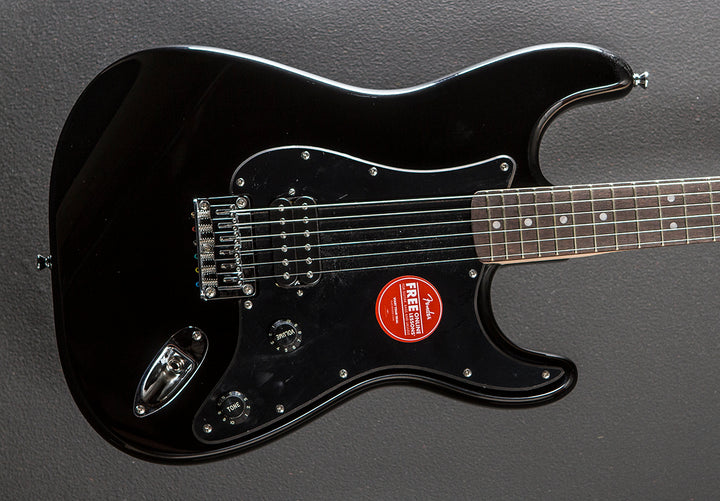 Sonic Stratocaster HT H - Black w/Indian Laurel