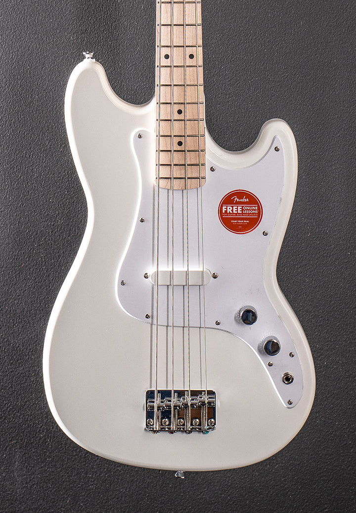 Sonic Bronco Bass - Arctic White w/Maple