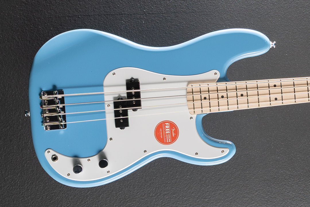 Sonic Precision Bass - California Blue w/Maple
