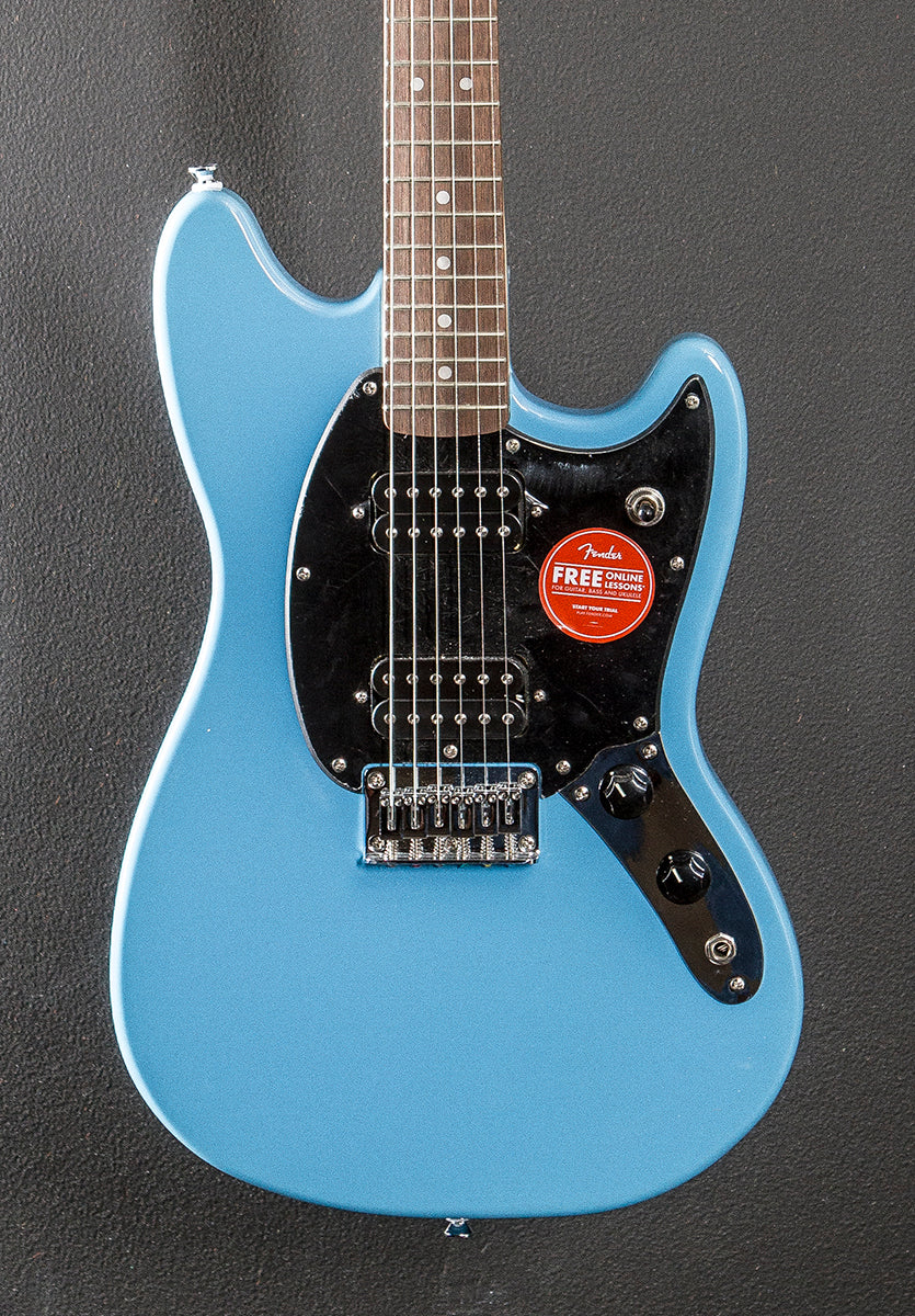 Sonic Mustang HH - California Blue w/Indian Laurel