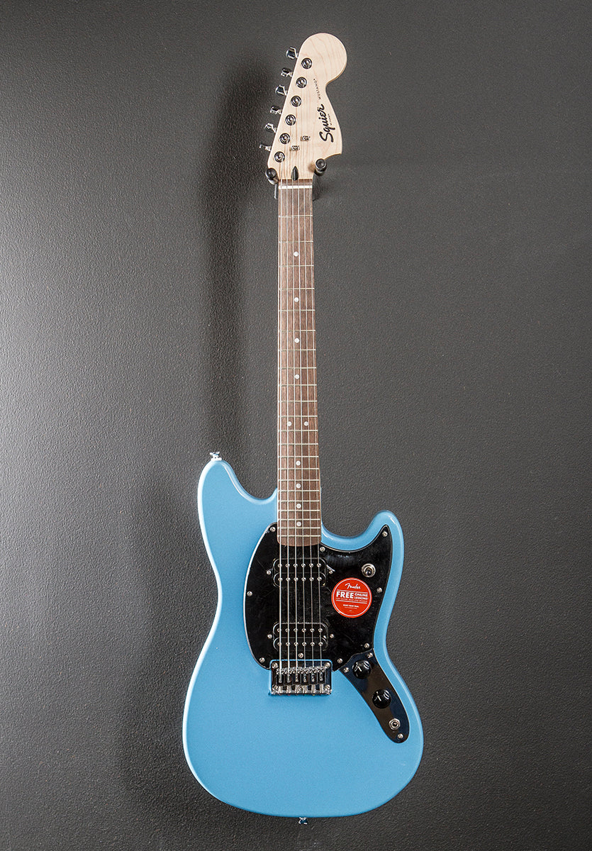 Sonic Mustang HH - California Blue w/Indian Laurel