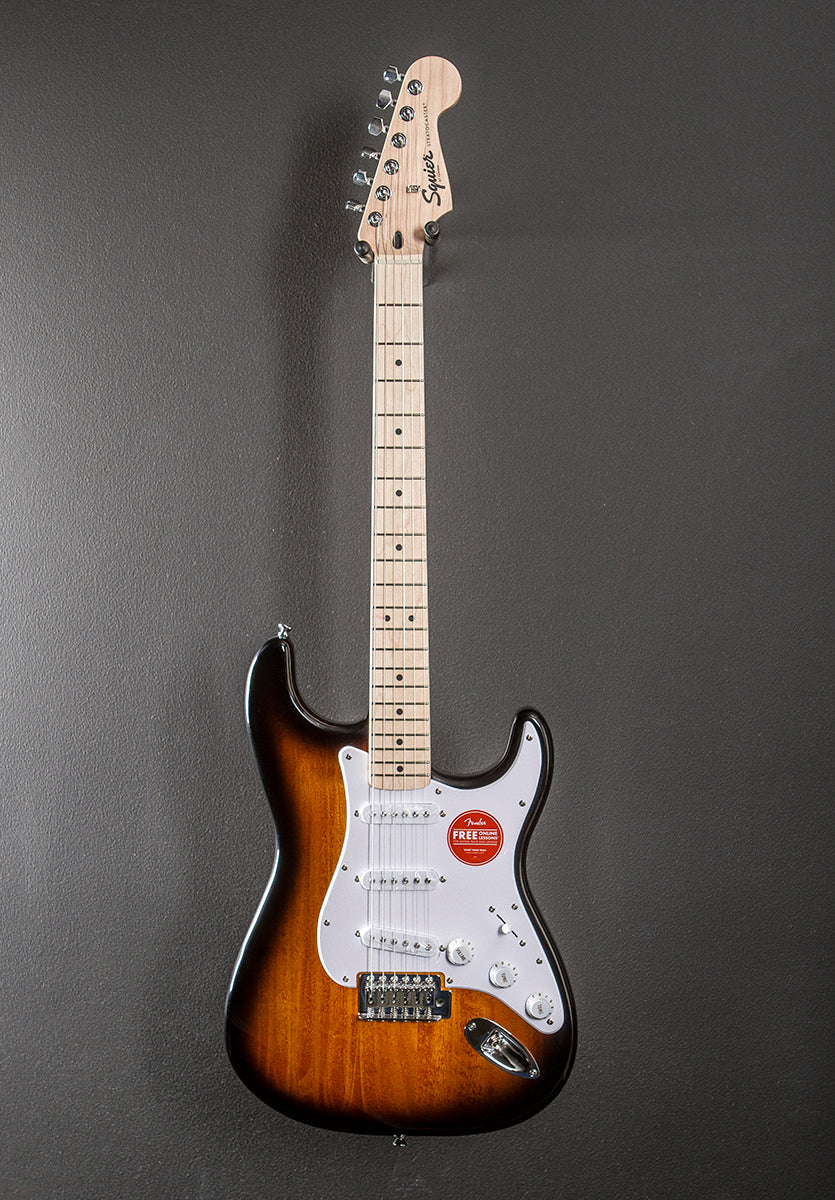 Sonic Stratocaster - Two Color Sunburst w/Maple