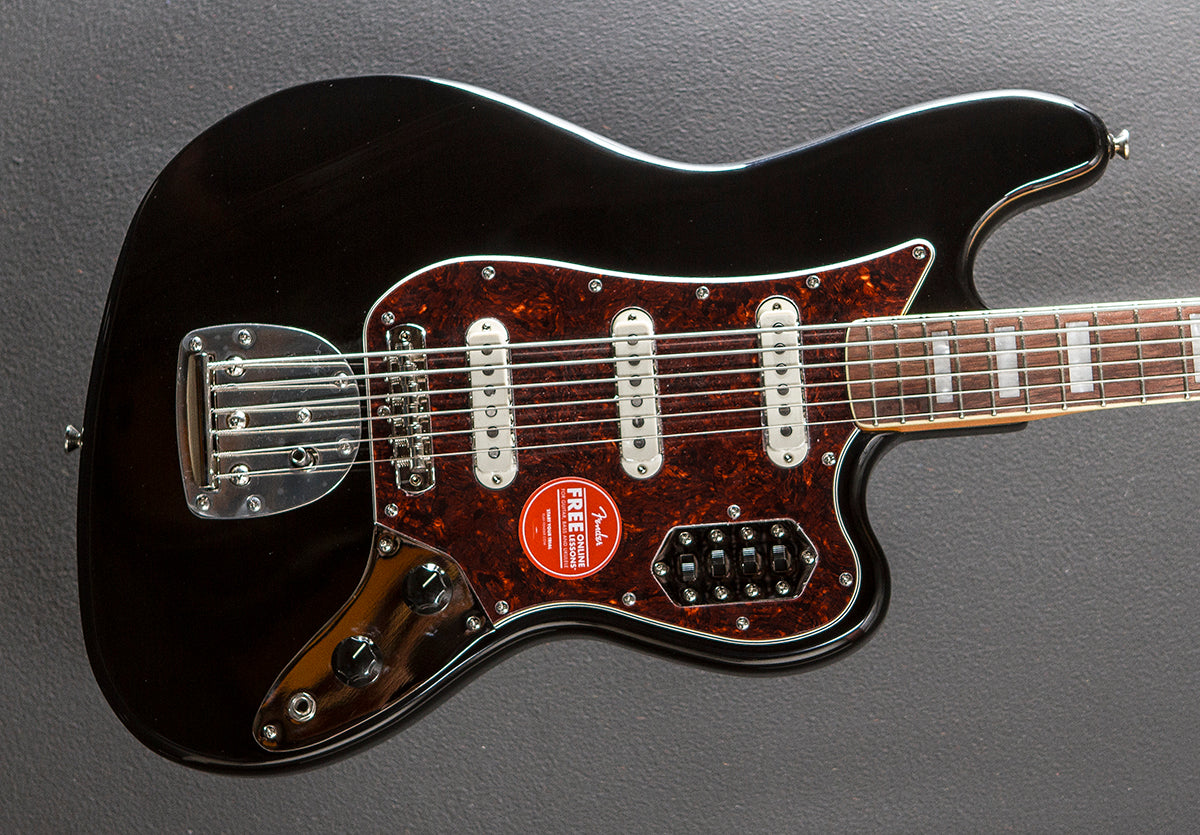 Squier bass vi black hotsell