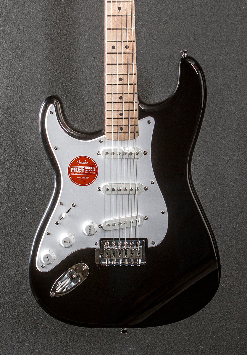 Sonic Stratocaster Left Hand - Black w/Maple