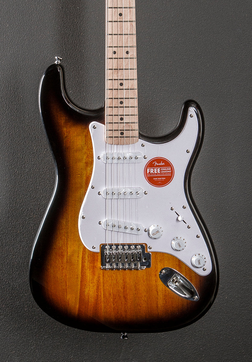 Sonic Stratocaster - Two Color Sunburst w/Maple