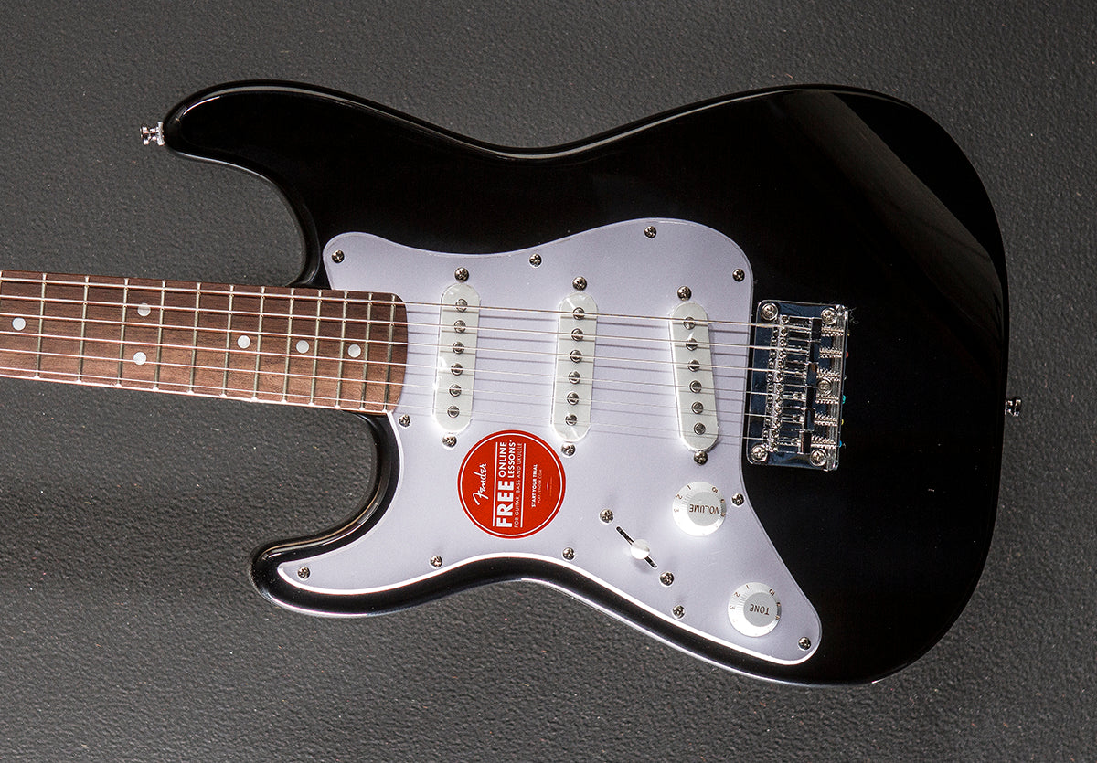 Mini Strat Left Hand - Black – Dave's Guitar Shop