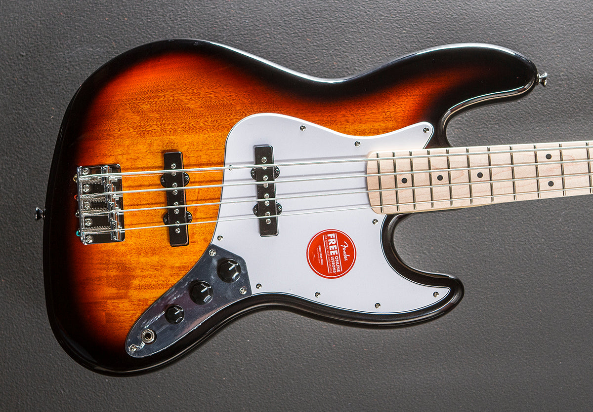 Affinity Series Jazz Bass - 3 Color Sunburst w/Maple