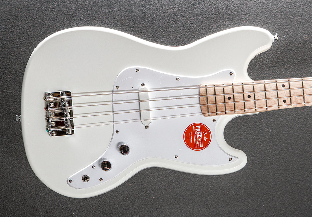 Sonic Bronco Bass - Arctic White w/Maple – Dave