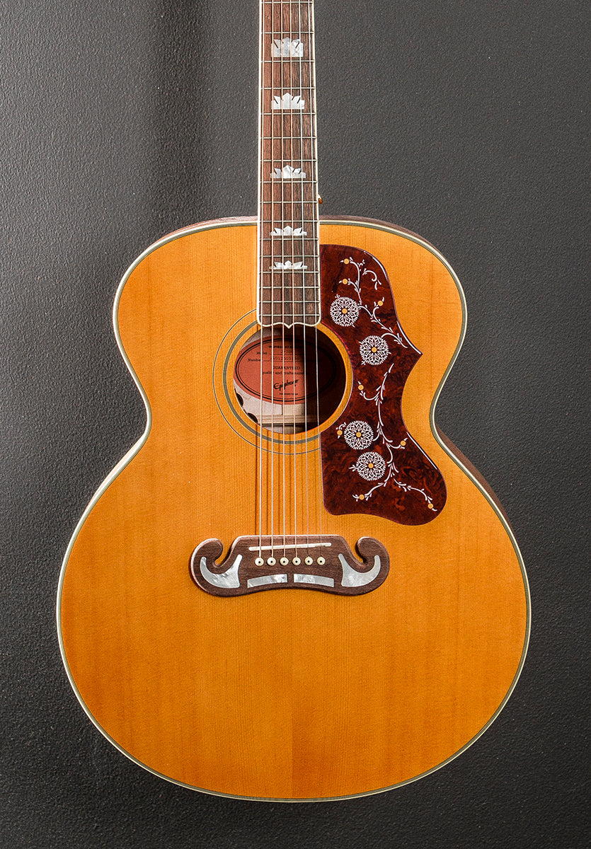 "Inspired by Gibson" J-200 - Aged Gloss Antique Natural