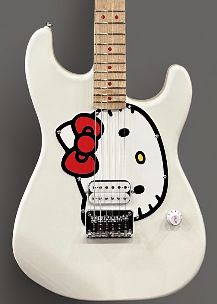 Hello Kitty Stratocaster - White