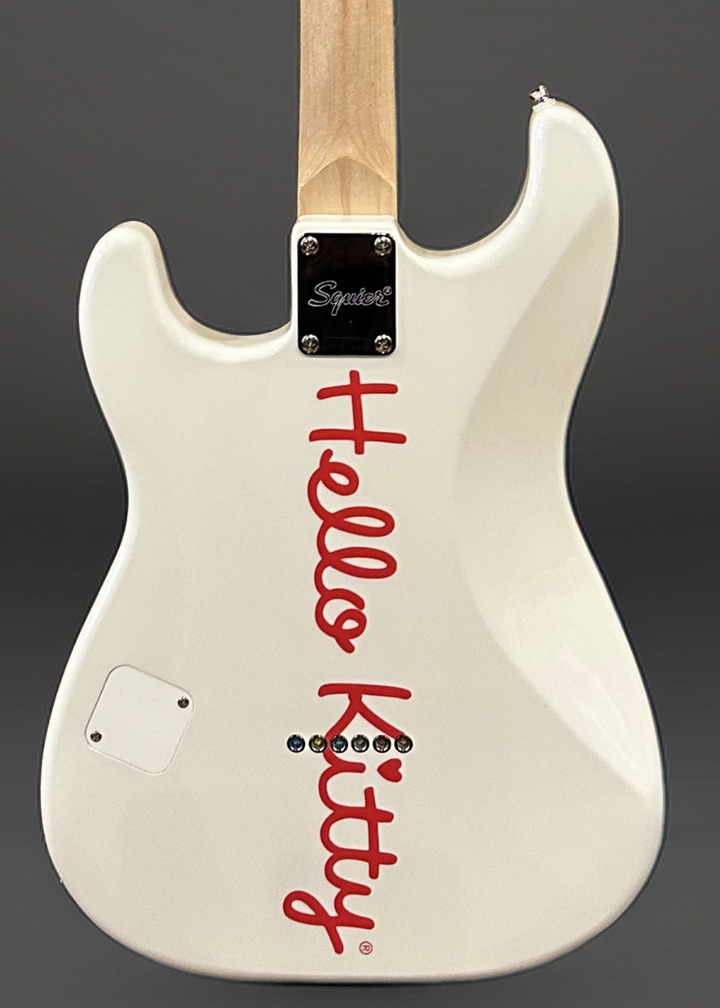 Hello Kitty Stratocaster - White