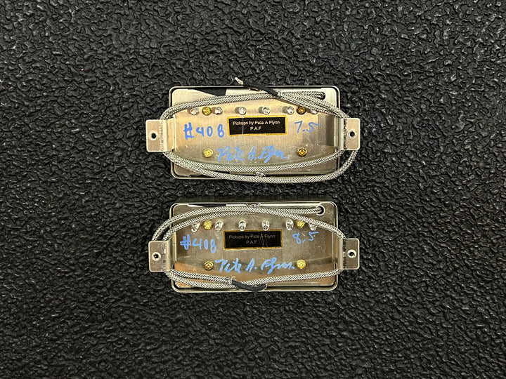 PAF Style Humbucker Pickup Set w/ Aged Nickel Covers