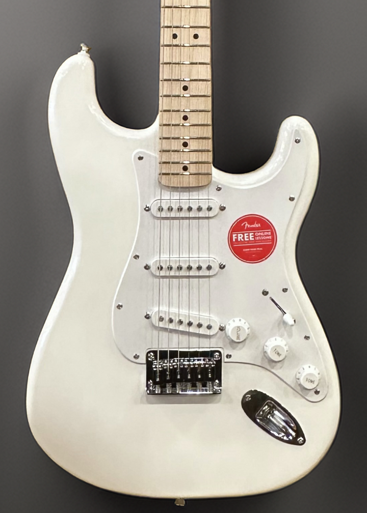 Sonic Stratocaster HT - Arctic White w/Maple