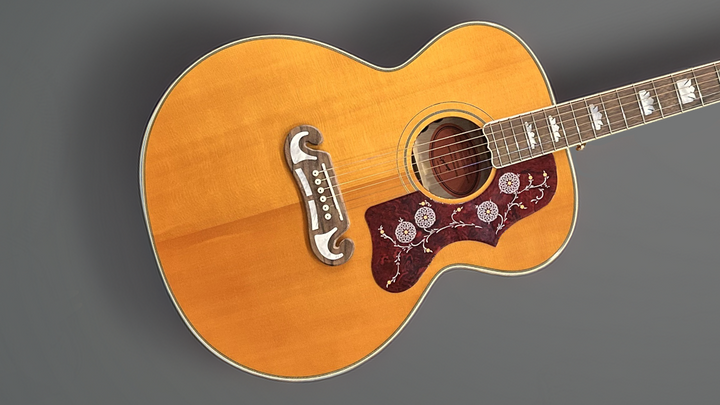 "Inspired by Gibson" J-200 - Aged Gloss Antique Natural