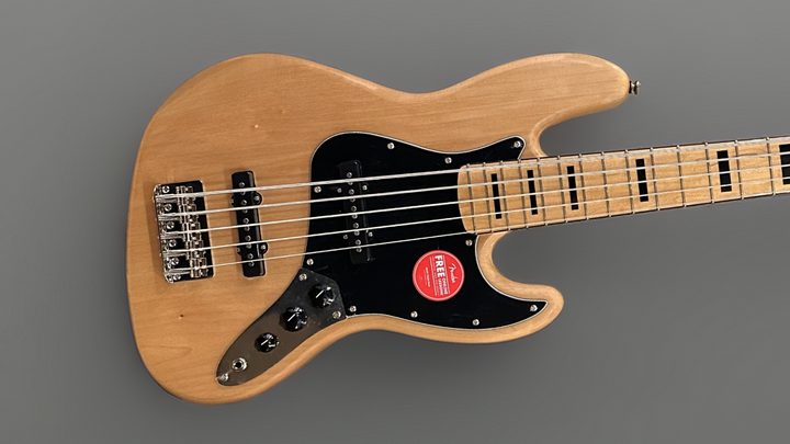 Classic Vibe 70's Jazz Bass V - Natural