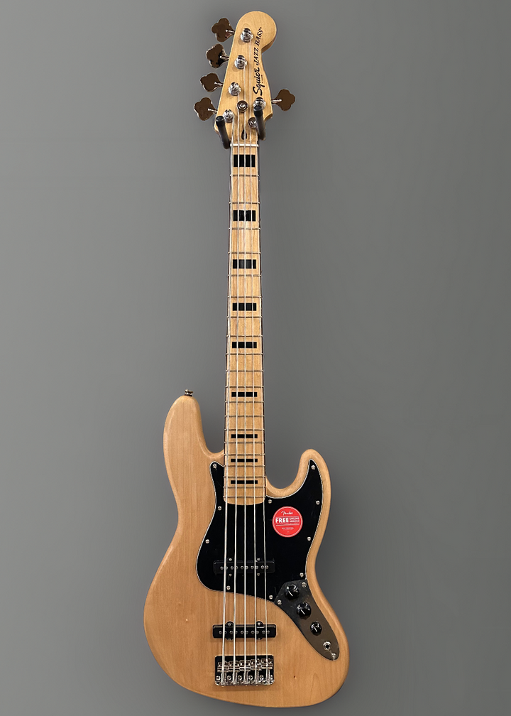 Classic Vibe 70's Jazz Bass V - Natural
