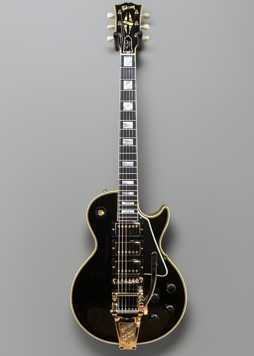 1957 Les Paul Custom Reissue - VOS Ebony 3 Pickup w/Bigsby