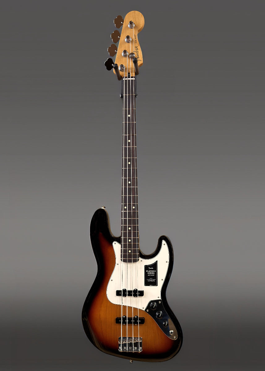 Player II Jazz Bass - 3 Color Sunburst w/Rosewood