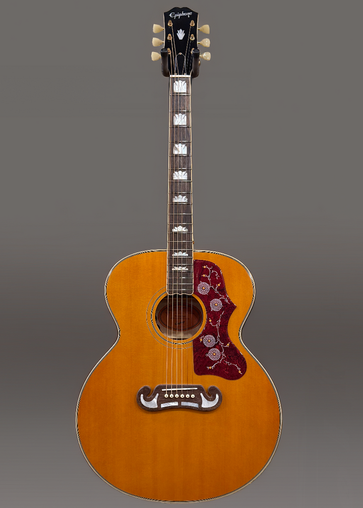 "Inspired by Gibson" J-200 - Aged Gloss Antique Natural