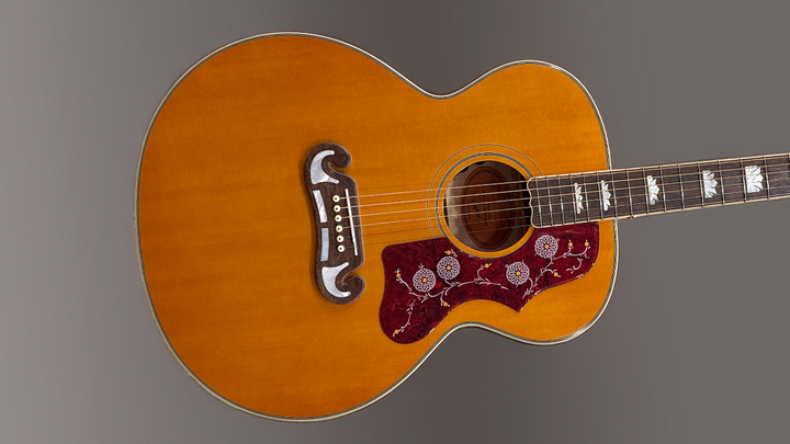 "Inspired by Gibson" J-200 - Aged Gloss Antique Natural