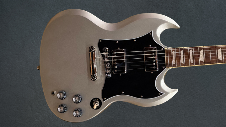"Inspired by Gibson Collection" SG Standard - Silver Mist