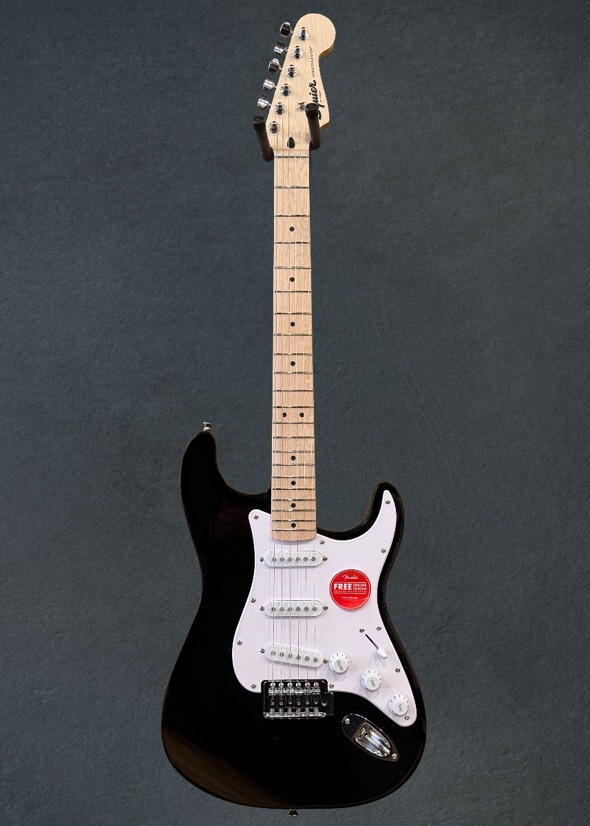Sonic Stratocaster - Black w/Maple