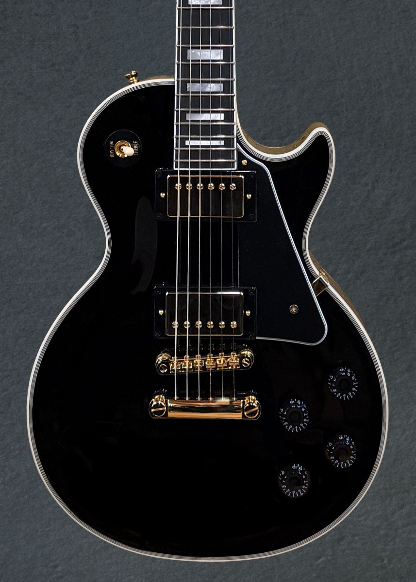 "Inspired by Gibson Custom" Les Paul Custom - Ebony