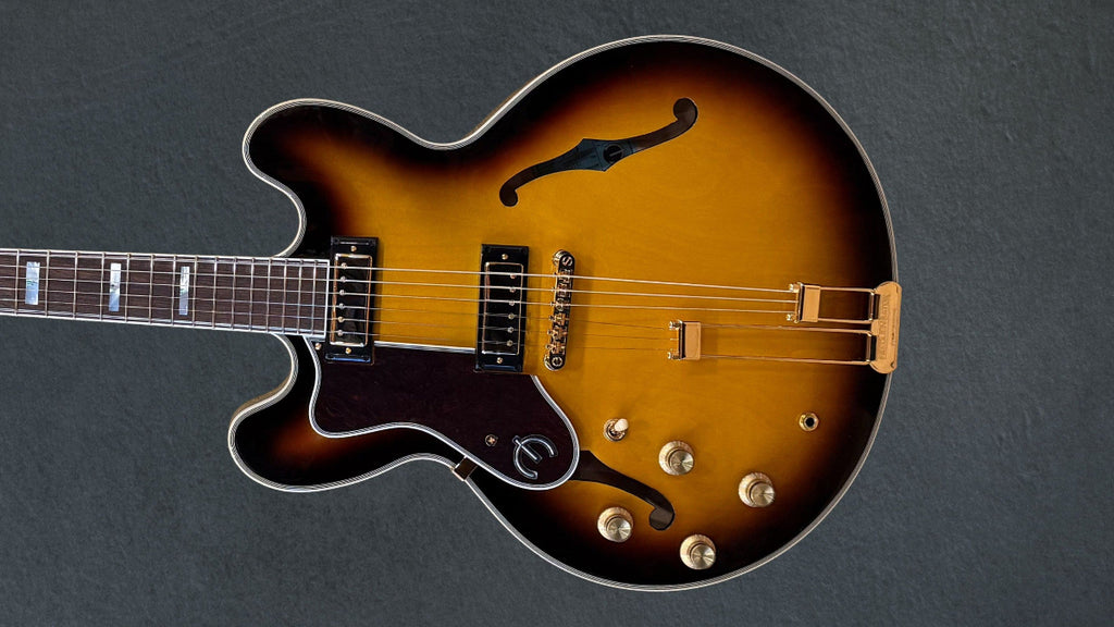 Sheraton Left Handed - Vintage Sunburst – Dave's Guitar Shop