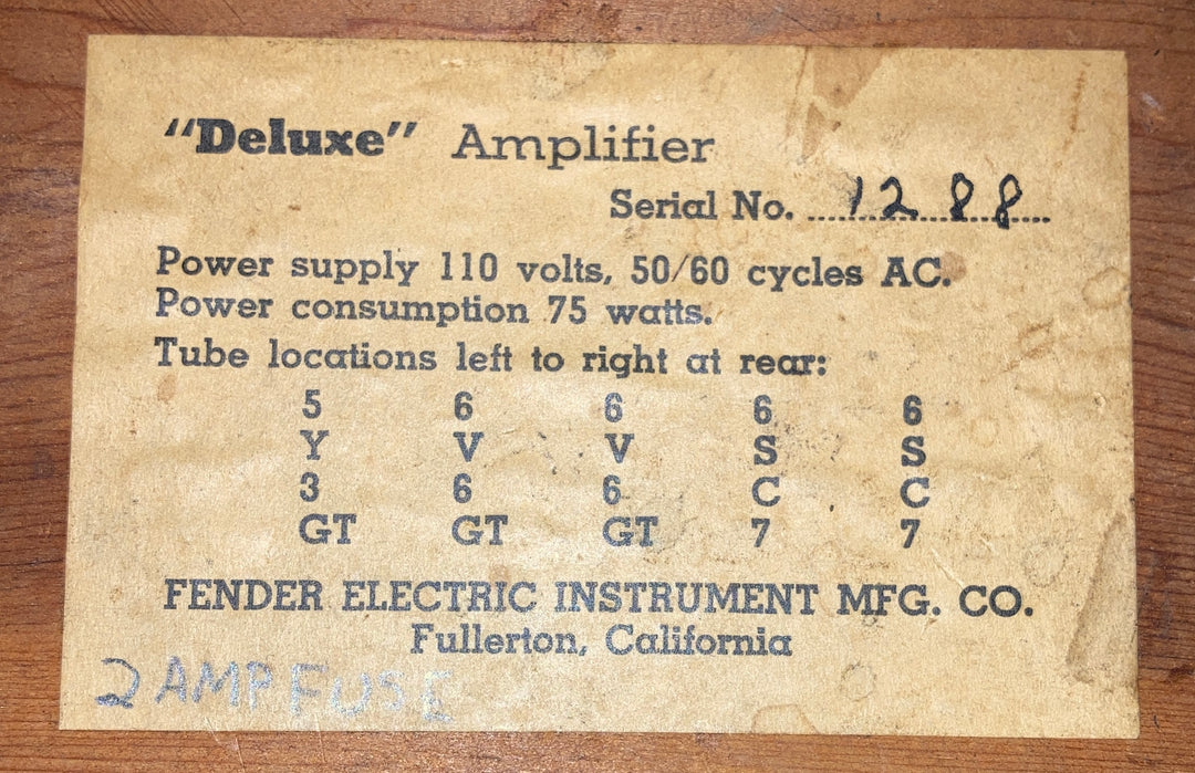 TV Front Deluxe, '49
