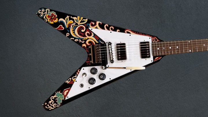 Jimi Hendrix "Love Drops" Flying V - Ebony