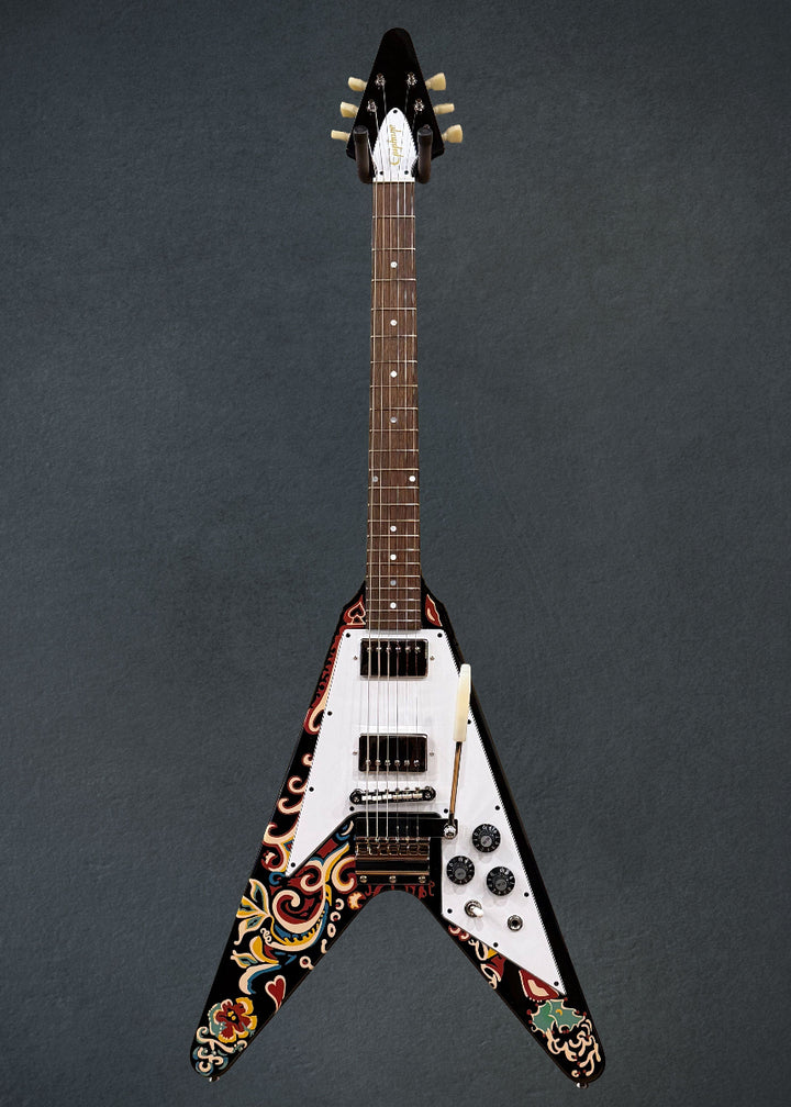 Jimi Hendrix "Love Drops" Flying V - Ebony