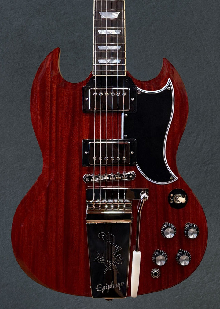 "Inspired by Gibson Custom" 1964 SG Standard Reissue w/Maestro Vibrola - Cherry Red