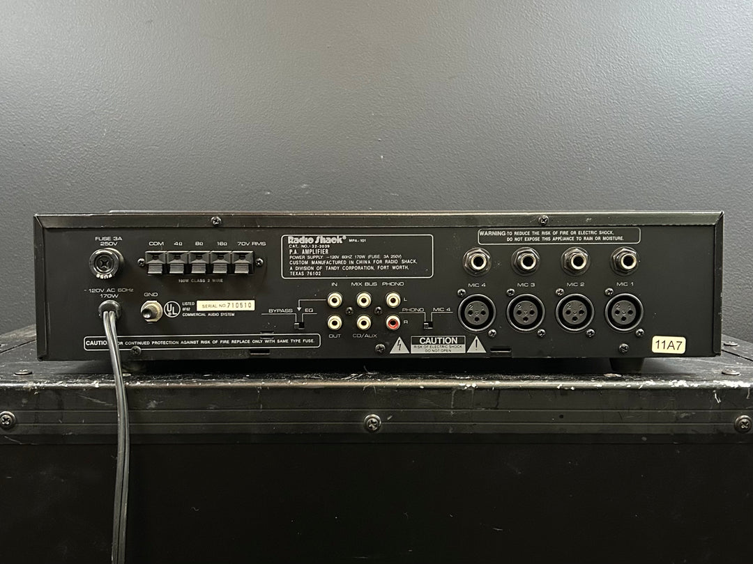 MPA-101 - 100 Watt P.A. Amp, Recent