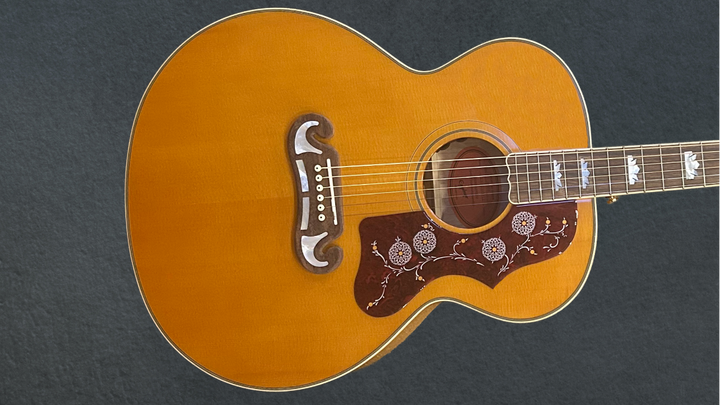 "Inspired by Gibson" J-200 - Aged Gloss Antique Natural