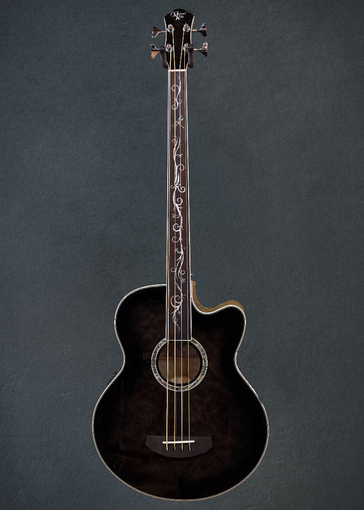 Dragonfly 4 Fretless  Bass - Smoke Burst