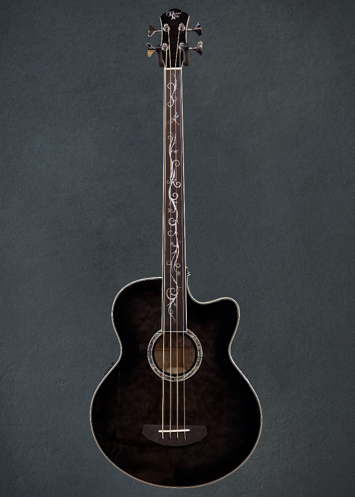 Dragonfly 4 Fretless  Bass - Smoke Burst
