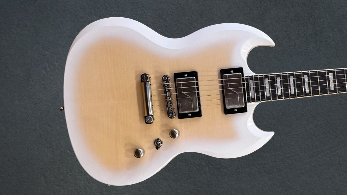 SG Prophecy - Aged White Tiger Burst – Dave's Guitar Shop