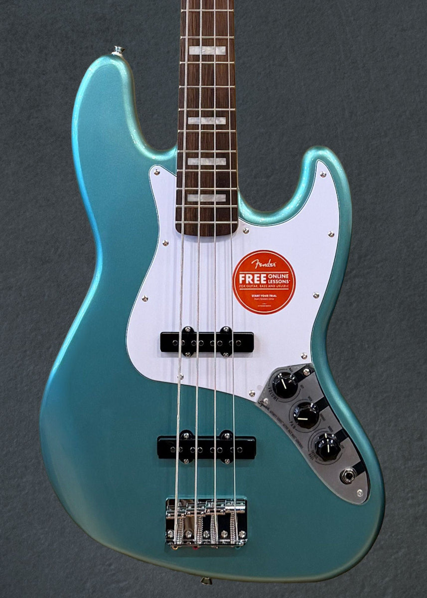 Affinity Series Active Jazz Bass - Mystic Seafoam Green w/Indian Laurel