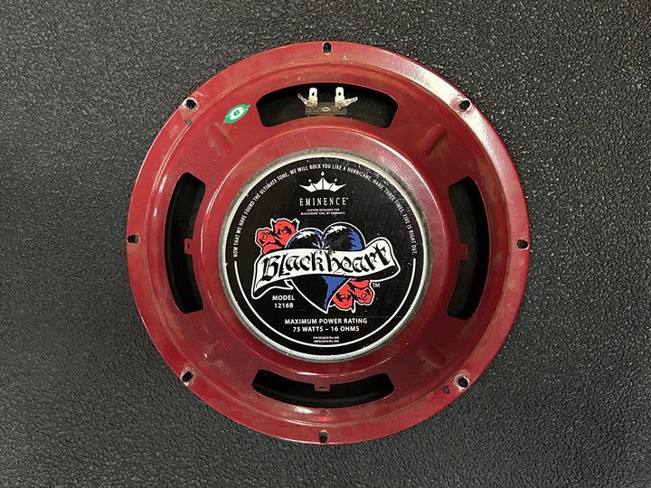 1216B Blackheart - 16 OHM 12" Speaker, Recent