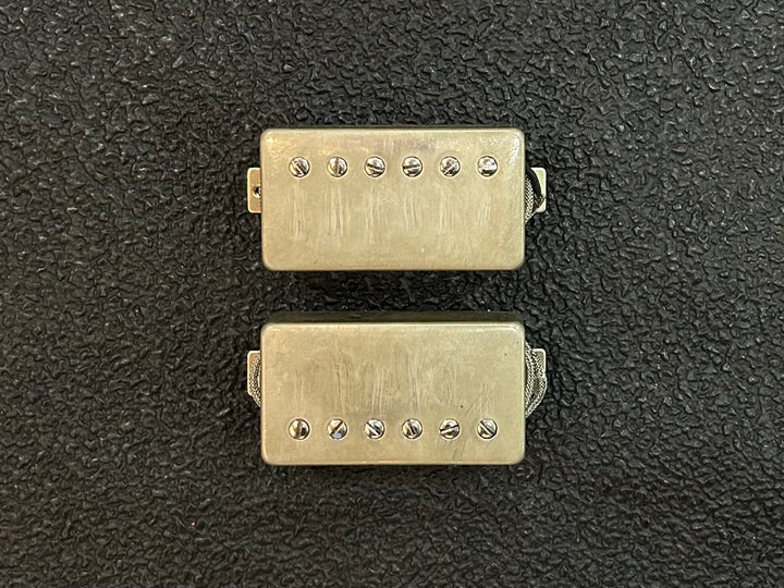PAF Style Humbucker Pickup Set w/ Aged Nickel Covers, Recent