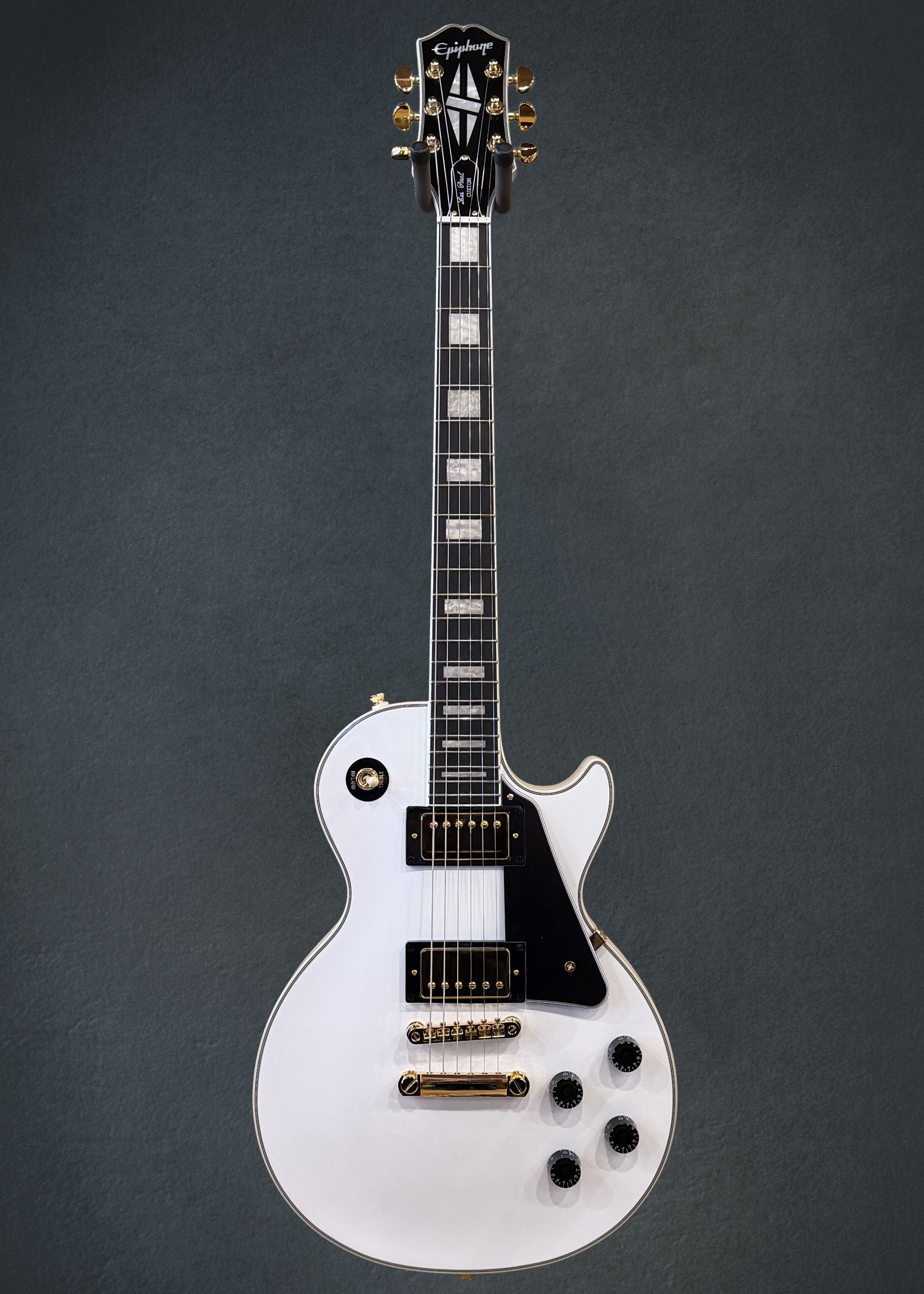 Les Paul Custom - Alpine White – Dave's Guitar Shop