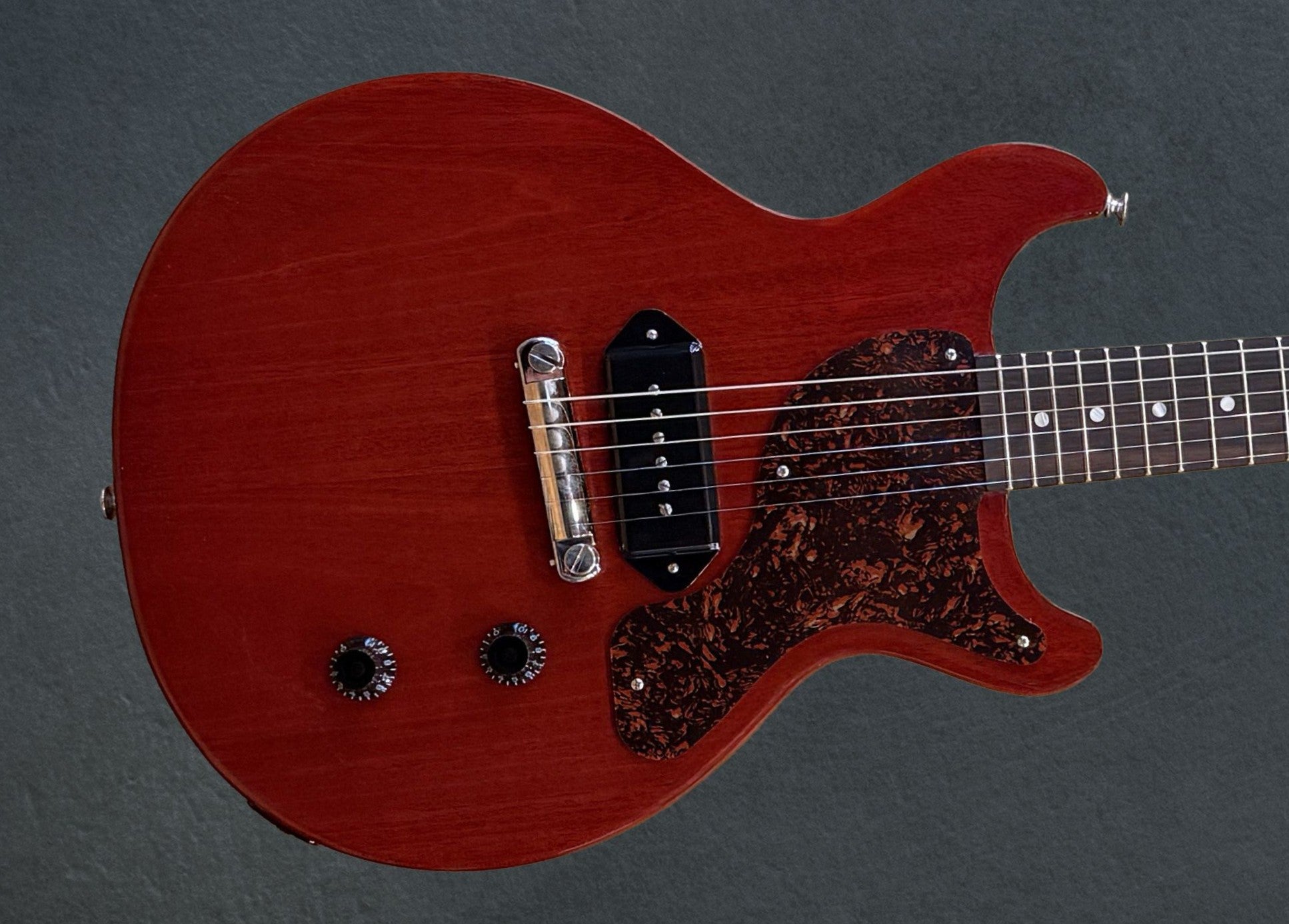 Les Paul Junior Double Cutaway - Vintage Cherry w/Tortoise